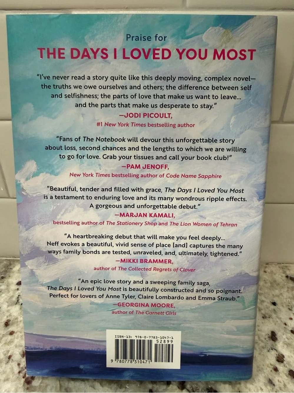 The Days I Loved You Most by Amy Neff- A Family Drama Celebrates Life & Love NEW